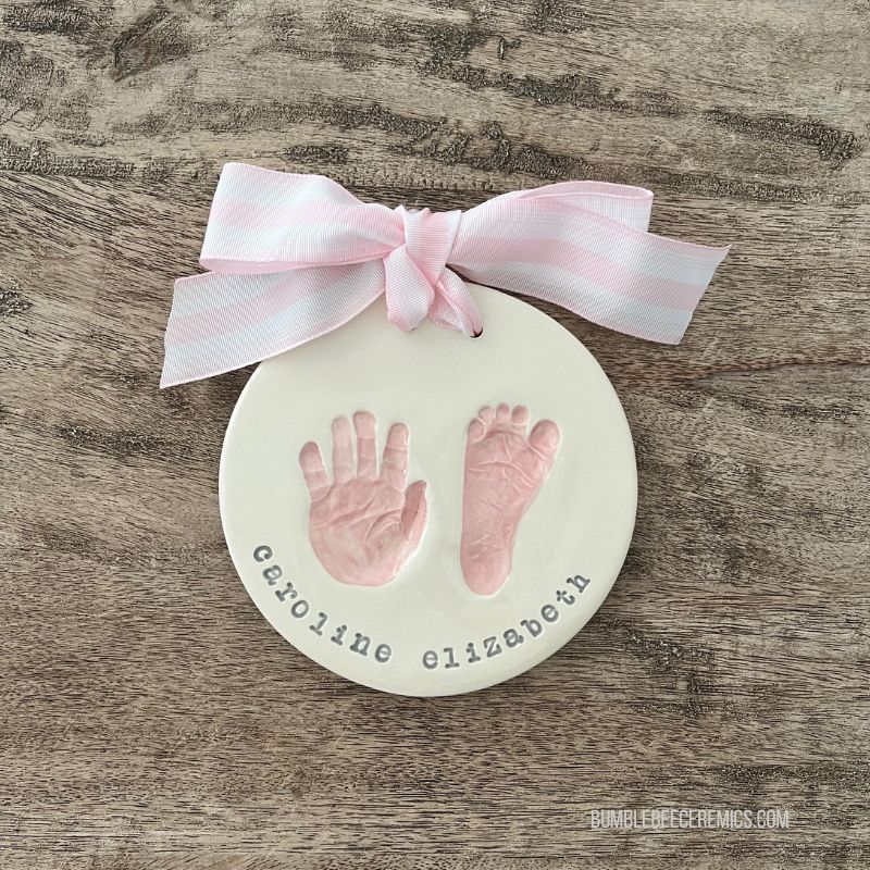 baby print by Amy Wright. Mail handprint kit.