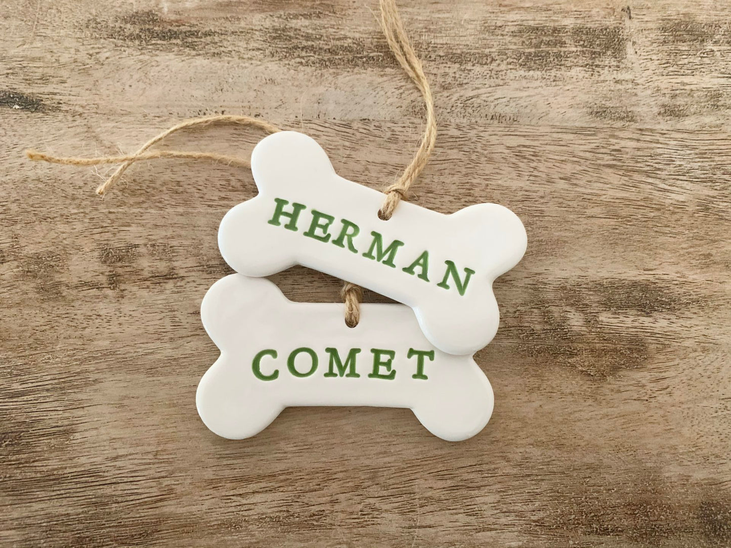 Personalized Dog Bone Ornament