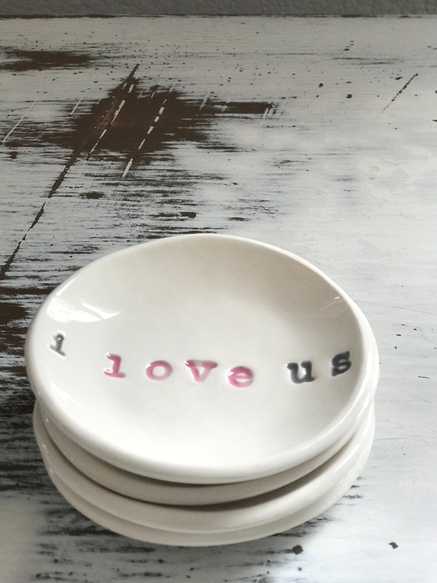 I love us jewelry dish