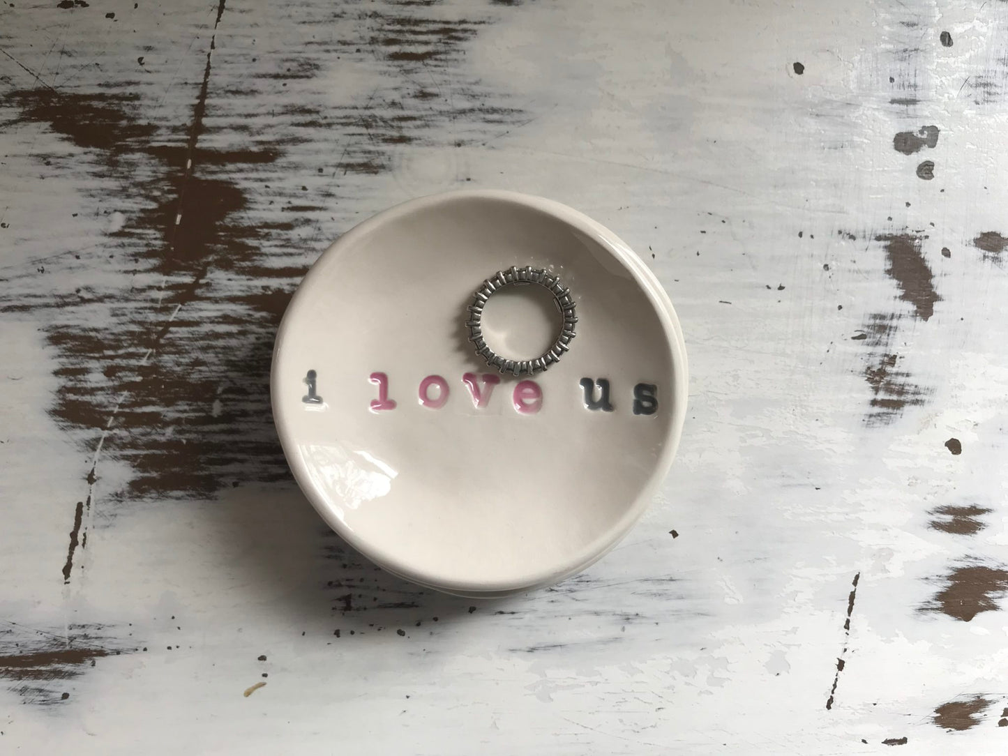 I love us jewelry dish
