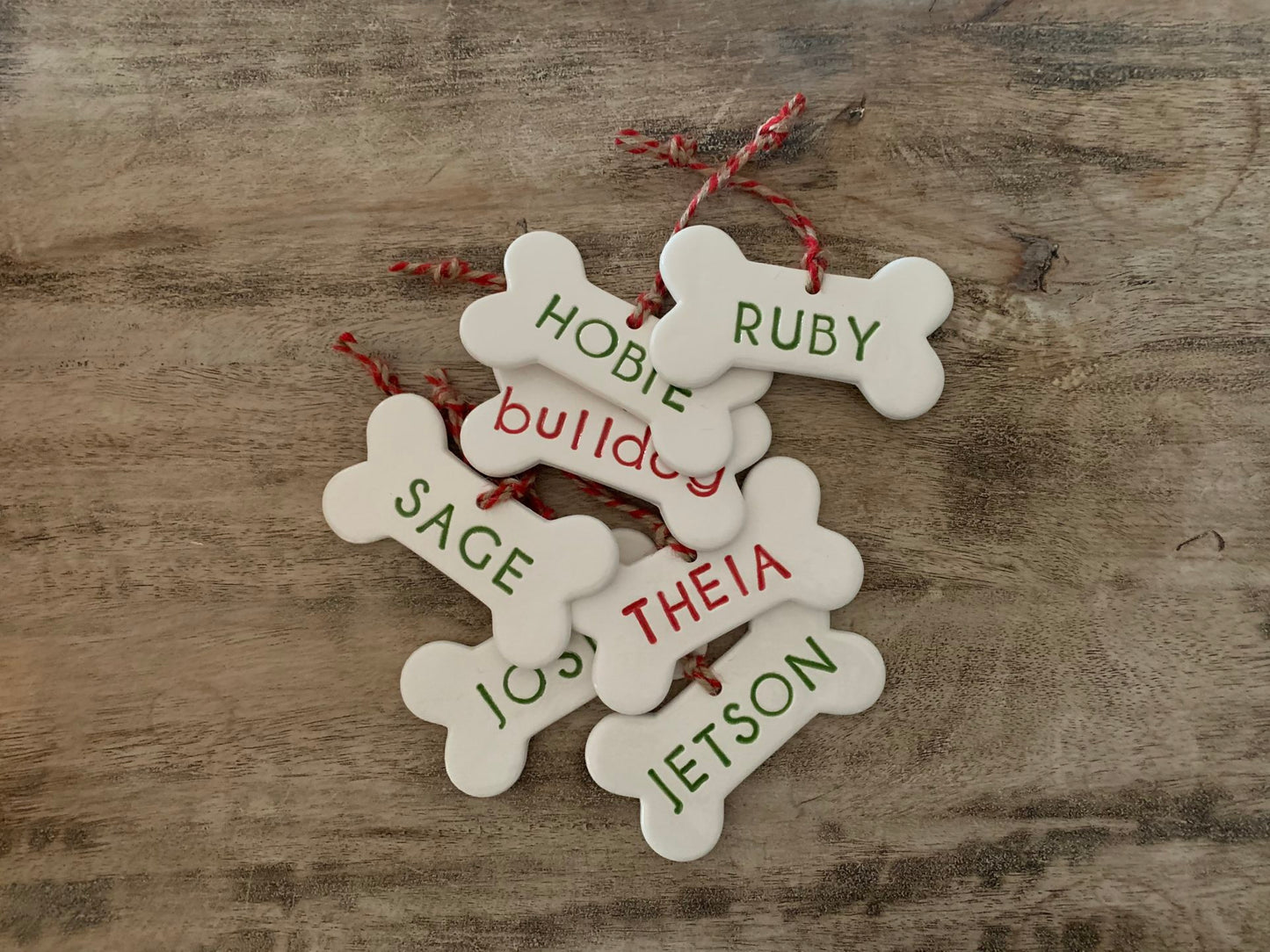 a bunch of dog bones
