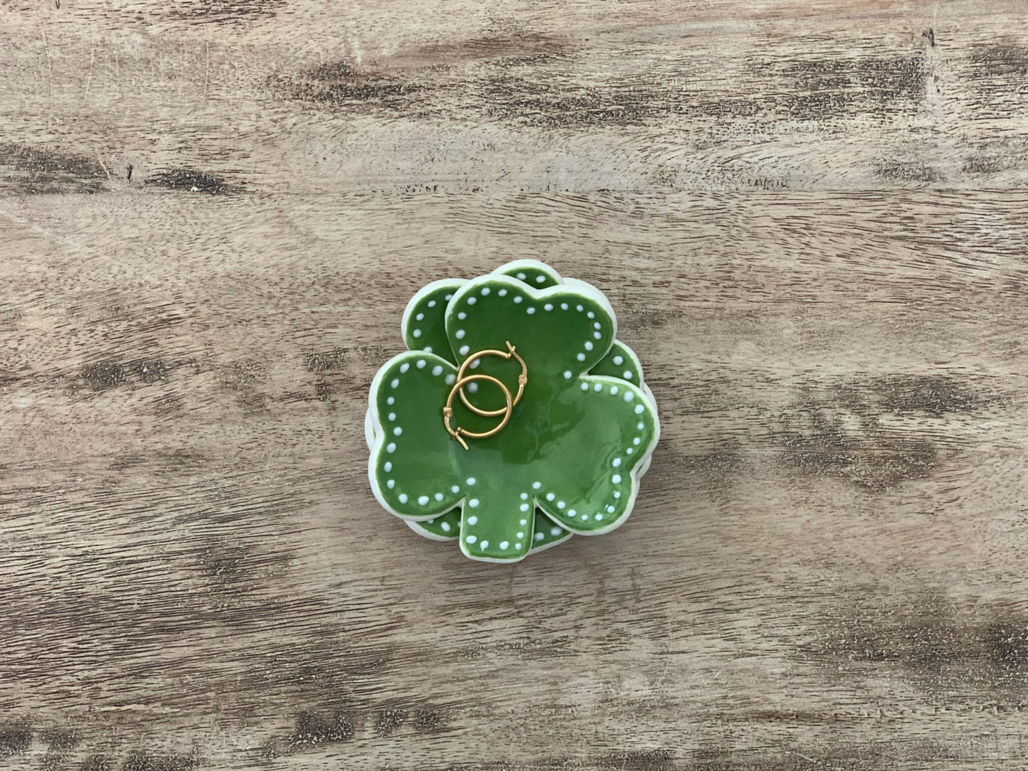 Lucky You Clover-Jewelry Dish/Trinket Dish
