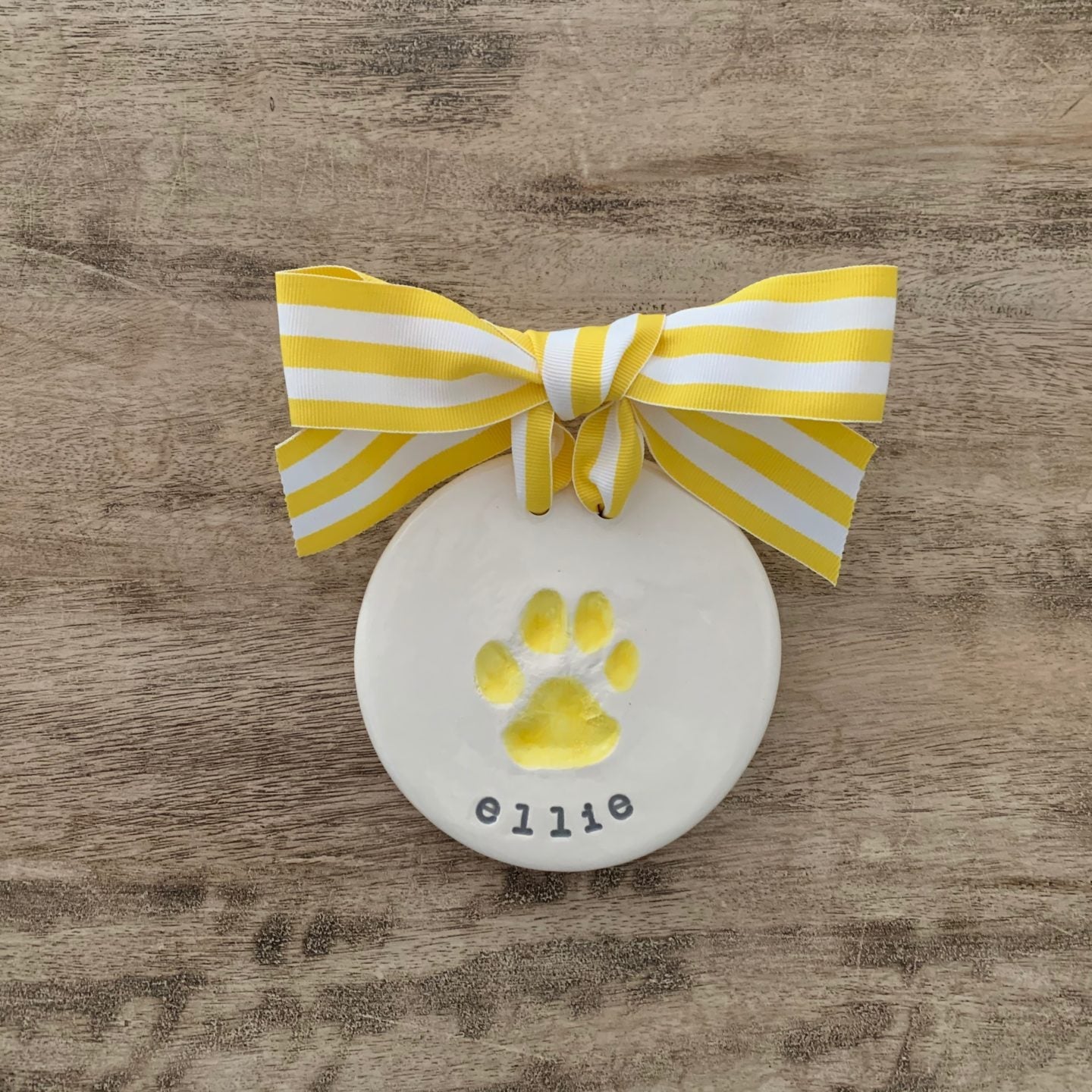 Ceramic Paw Print Keepsake