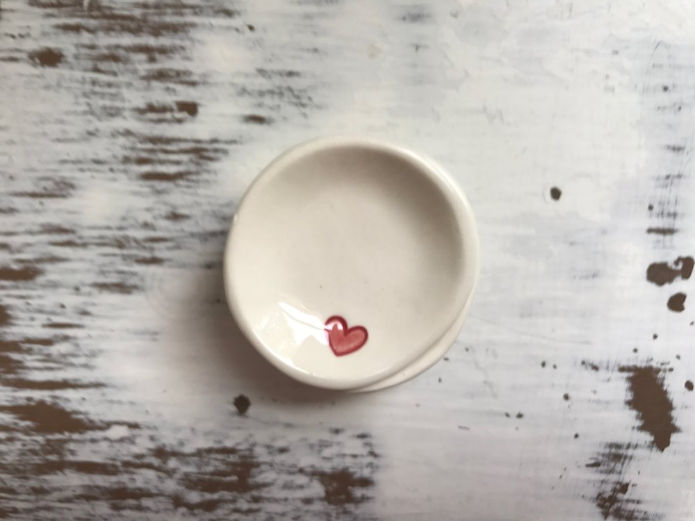 Mini Heart Trinket Dish