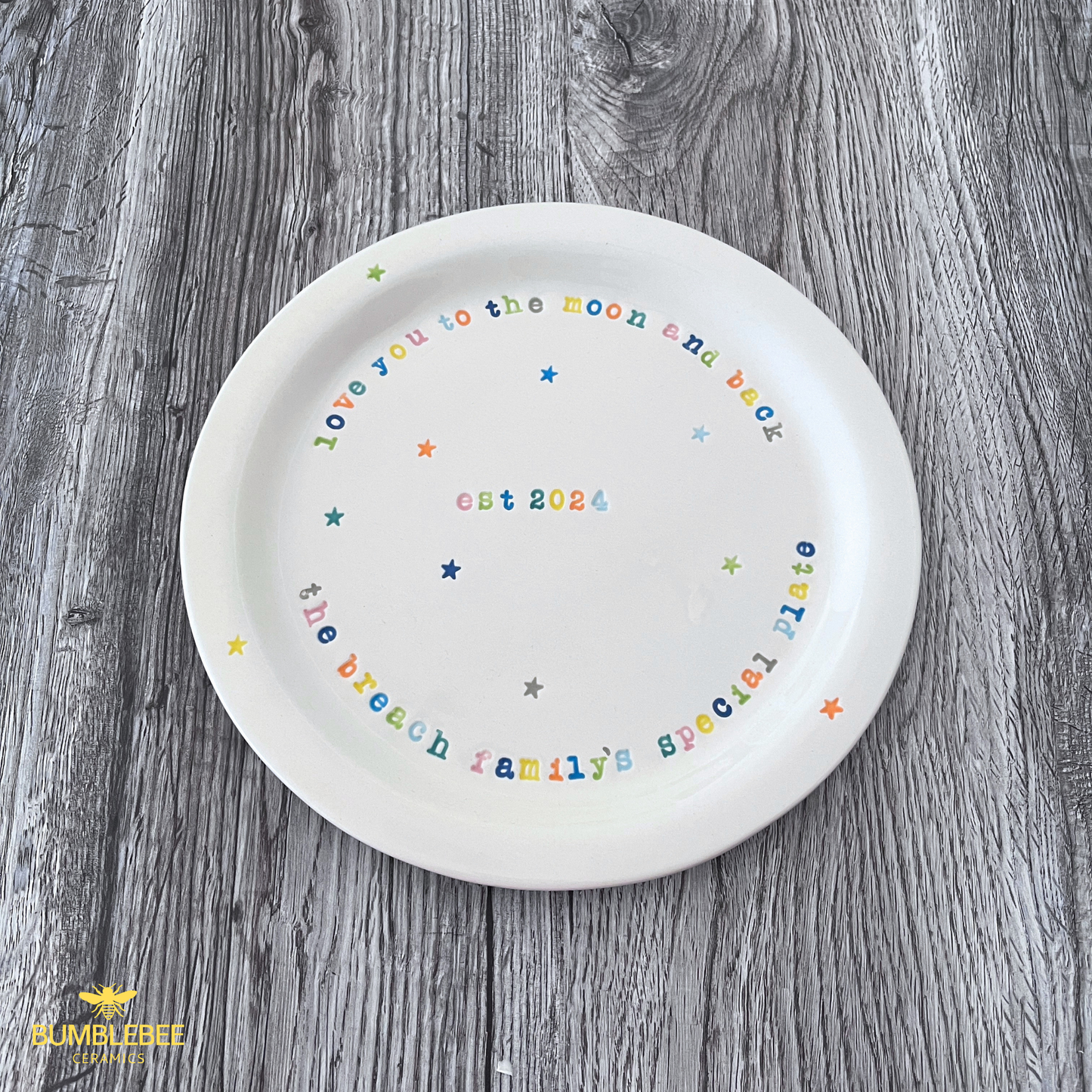 Personalized Family Celebration Plate
