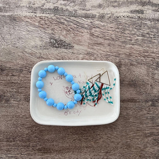 Custom Art on Ceramic, Custom Trinket Dish Keepsake, Custom Jewelry Dish