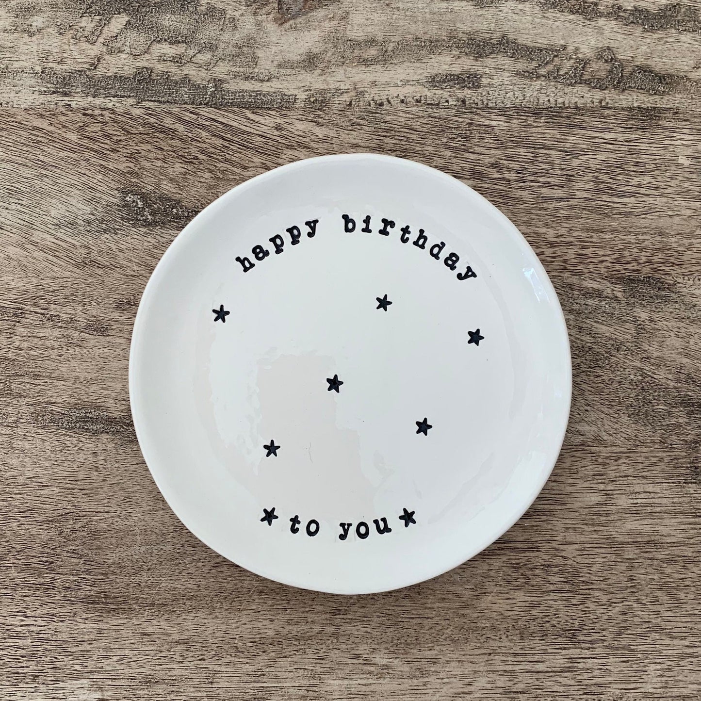 Birthday Celebration Plate, Custom Dessert Plate, Cake Plate, Cupcake Plate