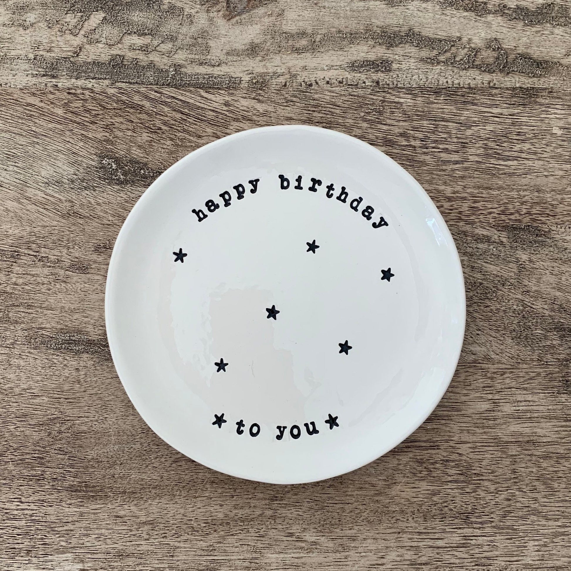Birthday Celebration Plate, Custom Dessert Plate, Cake Plate, Cupcake Plate